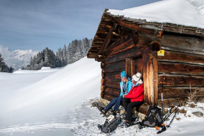 Schneeschuhwanderung Historisches Bergwerk