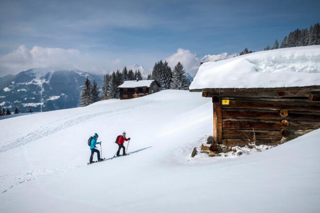 Schneeschuhwanderung Historisches Bergwerk