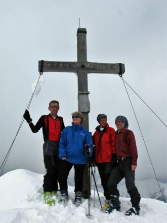 einsames Gipfelziel Glingspitze