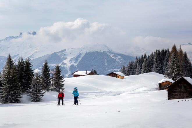 Schneeschuhwanderung Historisches Bergwerk