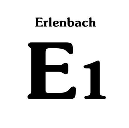 Wegmarkierung Erlenbach E1