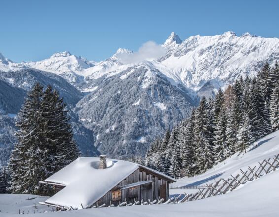 Winterlandschaft Bartholomäberg