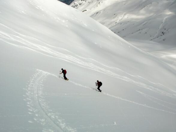 Gegenanstieg zum Kreuzeck