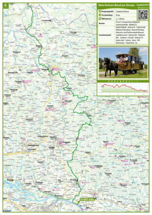 Rardweg vom grünen Band zur Donau