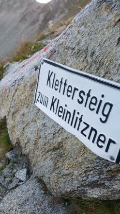 Zustieg Klettersteig Kleinlitzner
