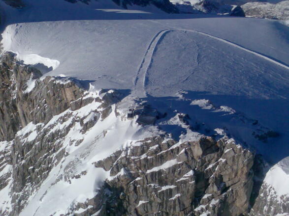Dachsteinwarte aus der Luft