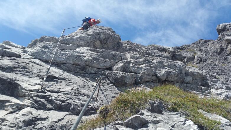 Es geht immer recht steil hoch