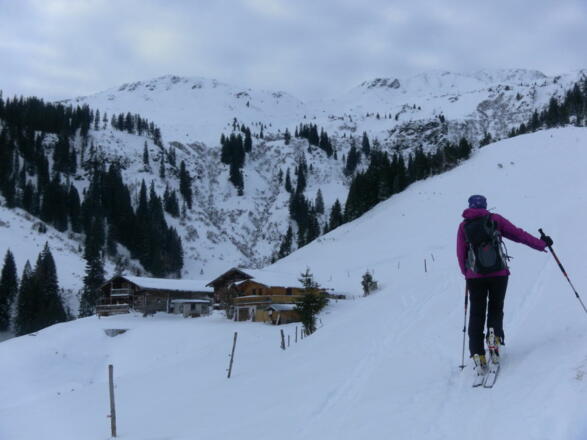 Foissenkaralm, dahinter Duracher Kogel und Brechhorn