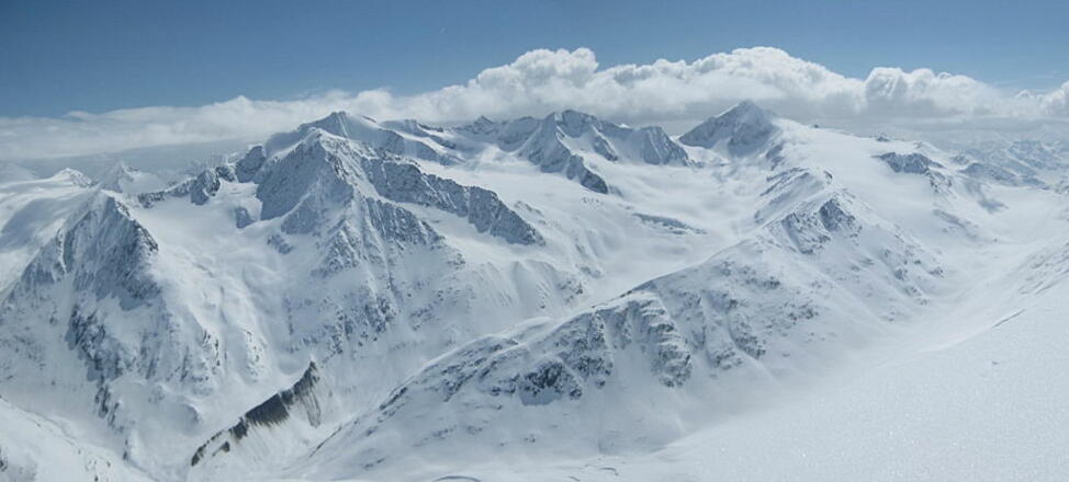 Marzellferner, Hintere Schwärze und Similaun