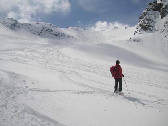 herrliches Abfahrtsgelände