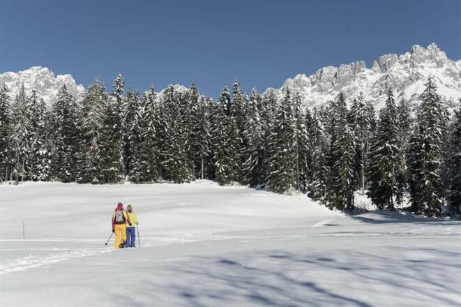 Mit Schneeschuhen von Der Rifflerin aus starten