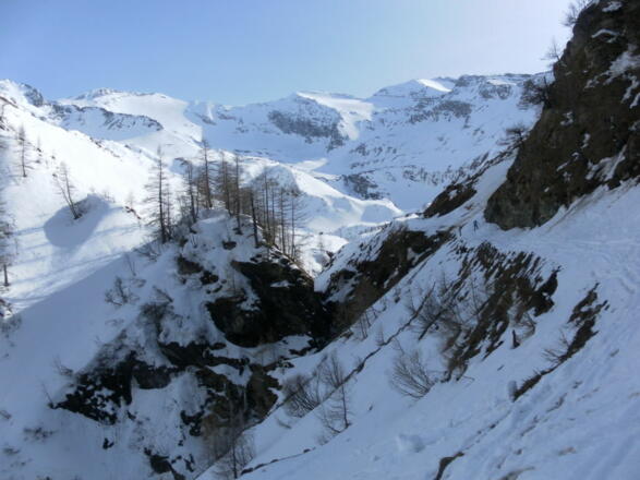 Sagkogellahneinfahrt mit Hocharnrückblick