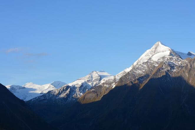 Tauerntour - Das Kitzsteinhorn im Morgenlicht