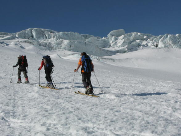 erster Gletscherbruch