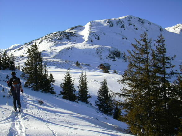 weitere Anstiegsroute ab Duracher Kogel