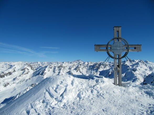 Traumhafte Aussicht am Gipfel