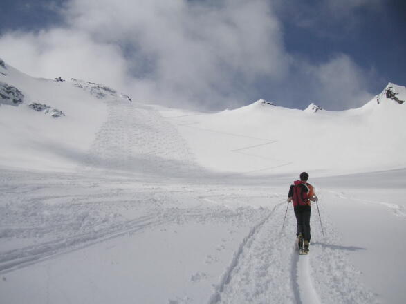 Gletscherbecken unter dem Weißer Kogel