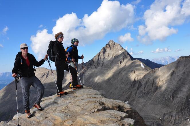 Tauerntour - Blick auf den Hohen Tenn beim Abstieg vom Großen Wiesbachhorn