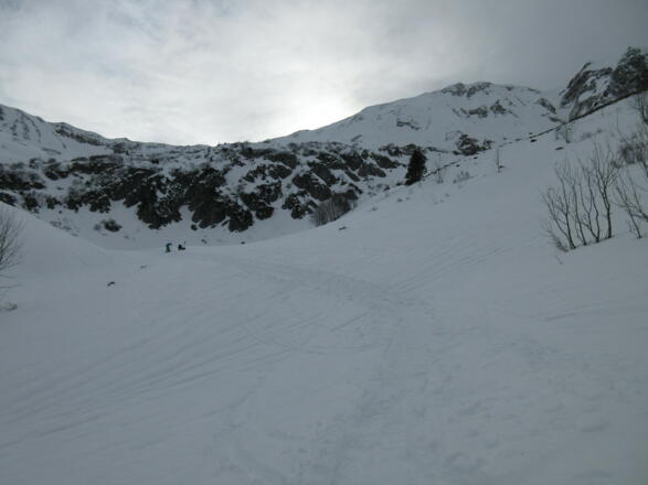 Im flachen Zwischenstück kommen wir schnell voran.