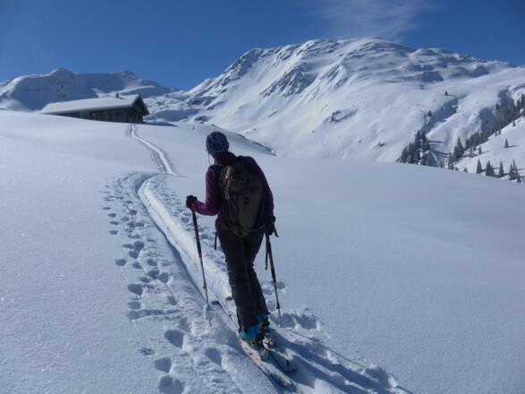 Miesenbachalm vor Speikkogel und Gamskogel