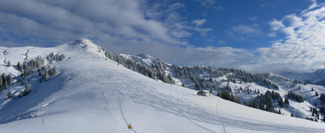 Brunnerkogel ganz rechts und Stuckkogel links vom Hochetz gesehen