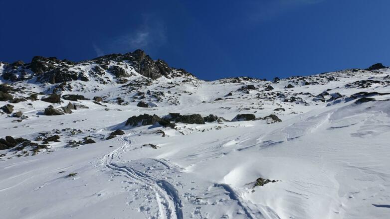 Die letzten Meter zum Grat