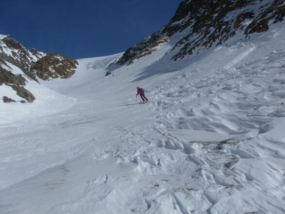 Rinne unter dem Grastalferner