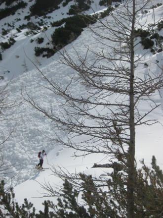 lahnige Steilhänge vom Weißeck