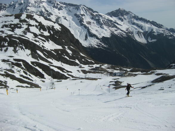 oberhalb der Dresdner Hütte