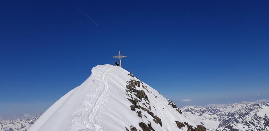 Die letzten Meter zum Gipfel
