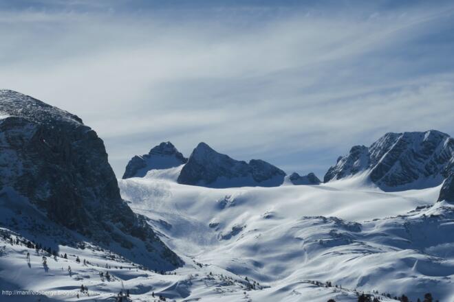 Hoher Dachstein gezoomt