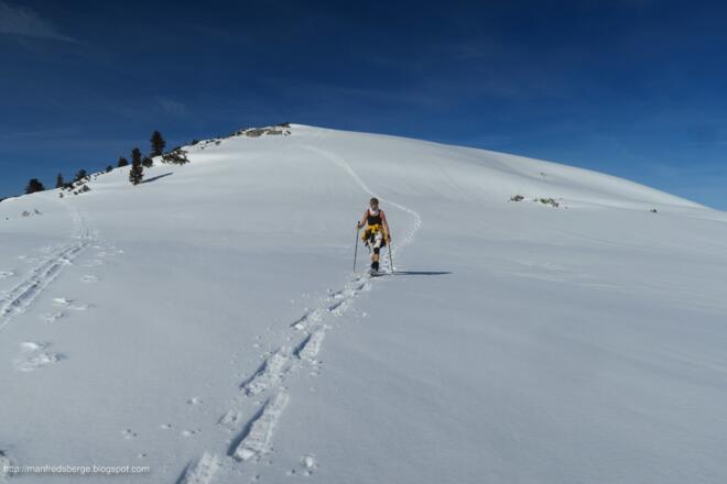Abstieg vom Schwemmerkogel direkt zur Station Krippenegg