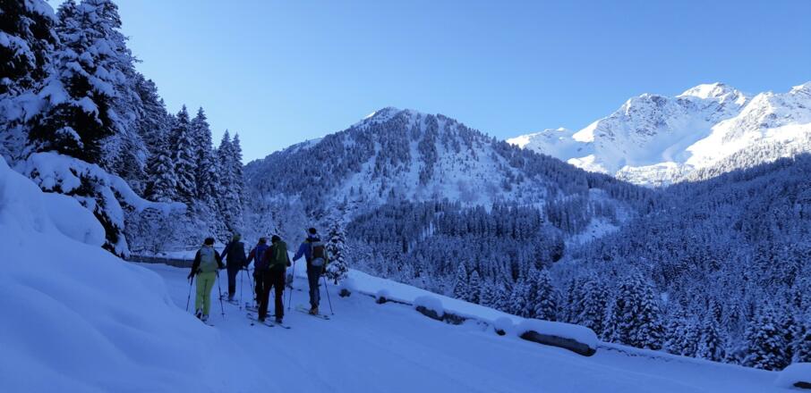 ... ein kurzes Stück taleinwärts, bis ...