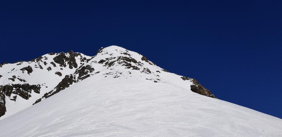 Kurz vor dem Beginn des Grates