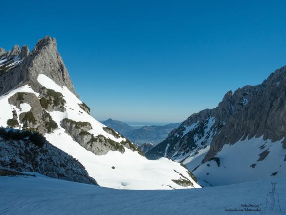 Blick bis zum Chiemsee