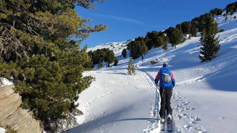 Gemütliches Aufstiegsgelände