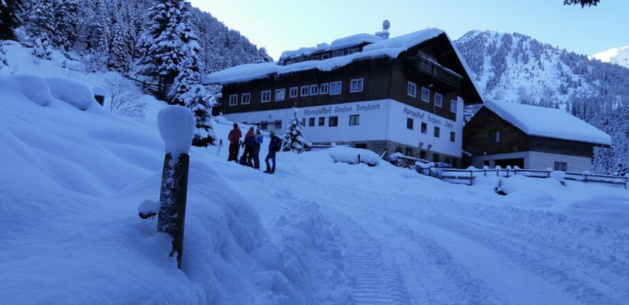Vom Gasthof Bergheim (bis hierher ca. 1 Std.) geht&#039;s noch ...