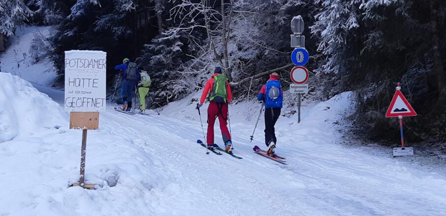 Am Eingang ins Fotschtertal.