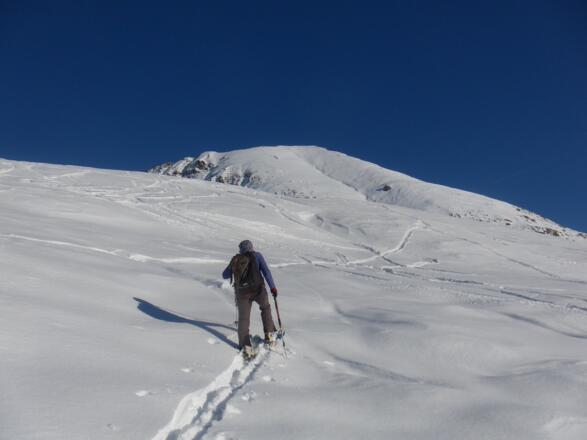 Variantengelände und Mugkogel Südflanke