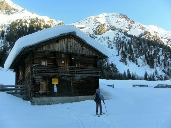 Weiße Spitze von der Oberstalleralm