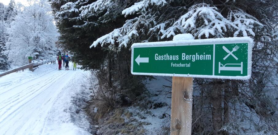 Zum Gasthaus Bergheim ...