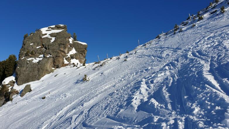 Am Grat unterhalb der Wattenspitze