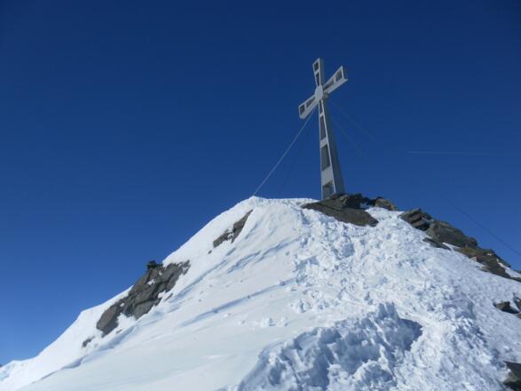 Gipfelkreuz des Linkem Fernerkogels