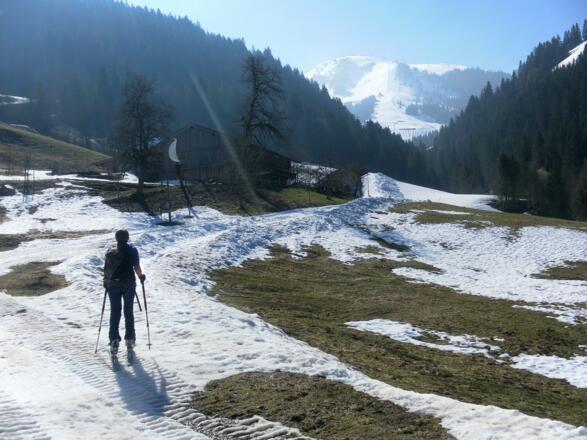 Hohe Salve hinter Gehöft Foisching
