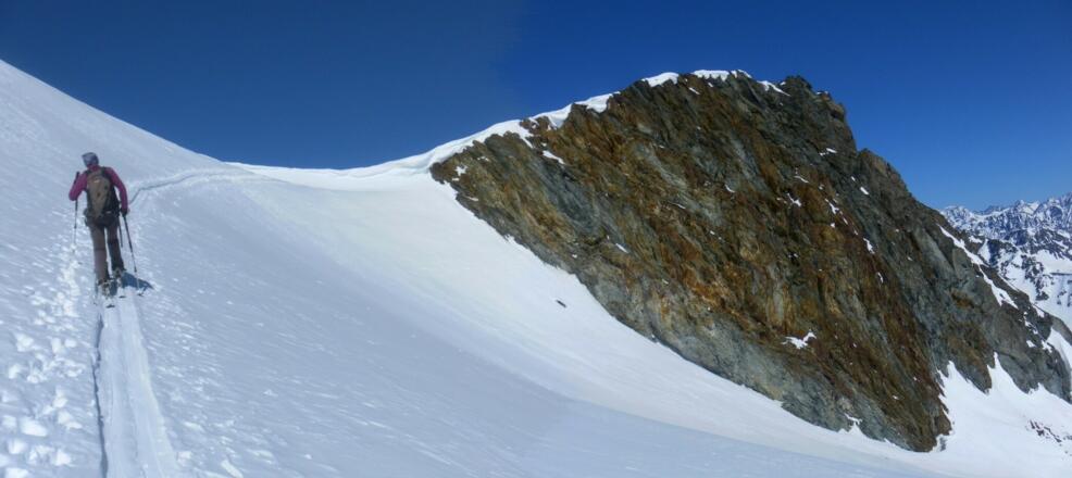 Ausstieg vom Steilhang