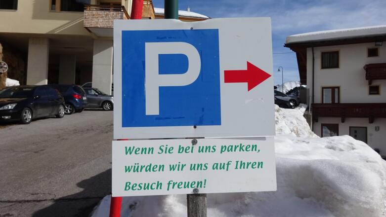 Symphatische Form der Parplatzbewirtschaftung!