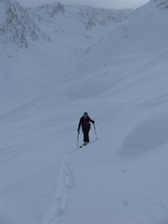 Muldenanstieg zum Schaflegerkogel