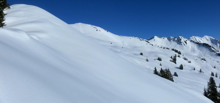 Falzer Kopf über Südwestgratrücken