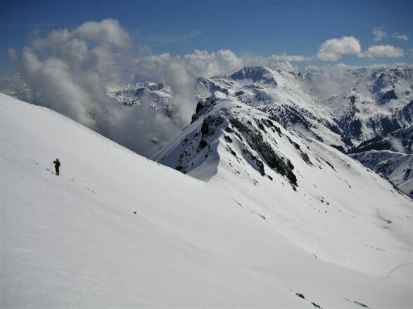 Südostkamm unter dem Gipfel