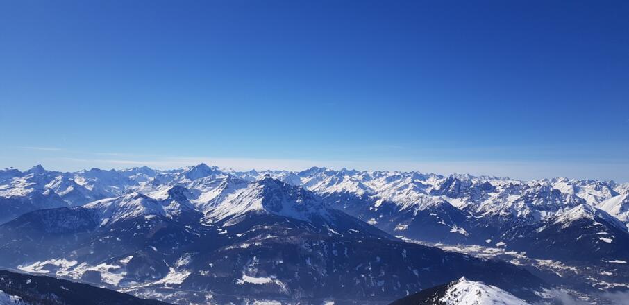 Blick in die Stubaier Alpen